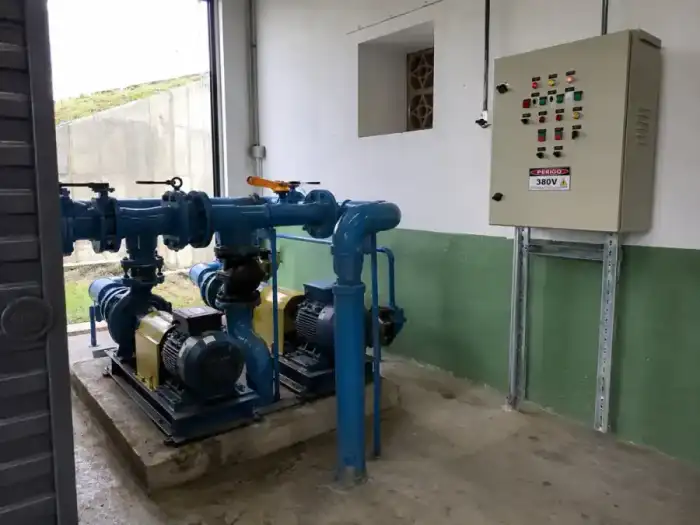 Saneamento e sistemas de bombeamento